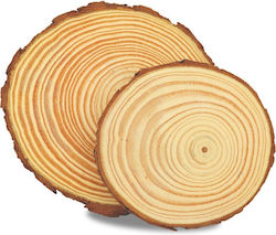 Wooden Round Decorative Log 10cm Diameter 1cm Thickness