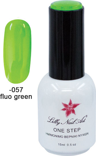 Lilly Nail Art Ημιμόνιμο Βερνίκι Νυχιών Fluo Green 40504001 15ml