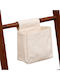Storage Basket Fabric Beige 18x9x23cm 1pcs