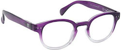 Eyelead Reading Glasses +0.75 In Purple Colour E 241