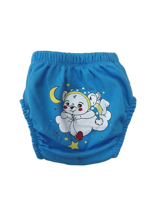 Poopes Good Night Bear Kinder Slip Blue