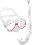 Cressi Perla Jr+mini Gringo Combo Clear Pink