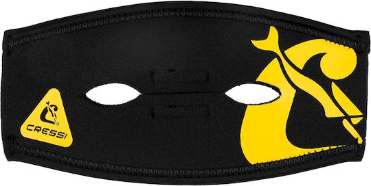 Pony Tail Neo Mask Strap Cover Schwarz Gelb