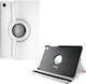 Θηκη Samsung Tab A9 X110 Tab A9 Lte X115 8.7" Leather Book Rotating Stand White