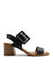 Leather Sandals Black
