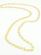 Kagioglou Gold Chain Neck 14K Thin Thickness 3mm and Length 45cm