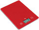 IQ Digital Kitchen Scale Up To 5kg Red