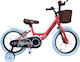 Affetto 16" Bicicletă pentru copii BMX Roz