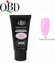 Qbd Acrygel Нокът 19 Светло Розов 30мл