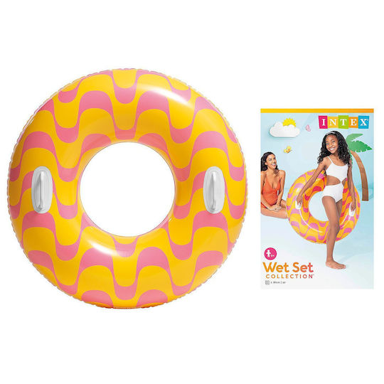 Inel de înot gonflabil cu mânere Intex Φ91cm Intex 59256np