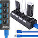 USB-Hub 4 Anschlüsse USB 3.0 mit USB-A Anschluss