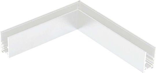 Zambelis Lights Σύνδεσμος Ράγας για Φωτιστικά Λευκός 2082W-C2