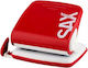 Sax Sax 418 Paper 2-Hole Puncher with Guide for...