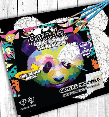 Paint by Numbers Canvas Panda Pbnpan