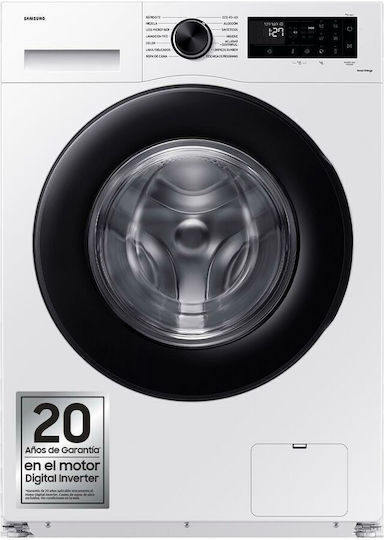 Samsung Πλυντήριο Ρούχων 9kg με Τεχνολογία Ατμού 1400 Στροφών Ecobubble WW90CGC04DAE