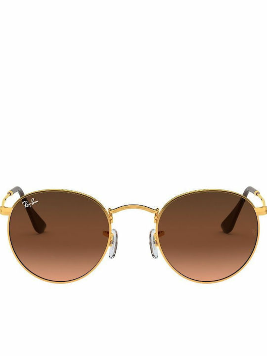 Ray Ban 3447 Sunglasses with Gold Metal Frame a...