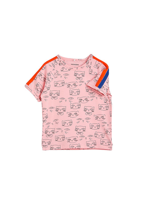 Mini Rodini Tricou pentru copii Roz