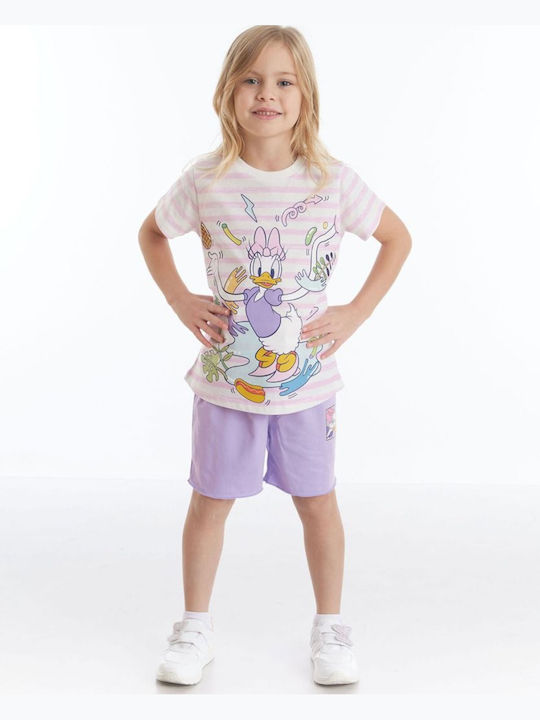 Disney Kids Pyjamas Summer Purple