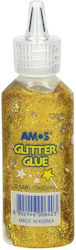 Glitter Glue Amos 22 Ml Χρυσό