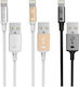 Scosche Regular USB-A la Cablu Lightning Argintiu 1m (I2SRA)