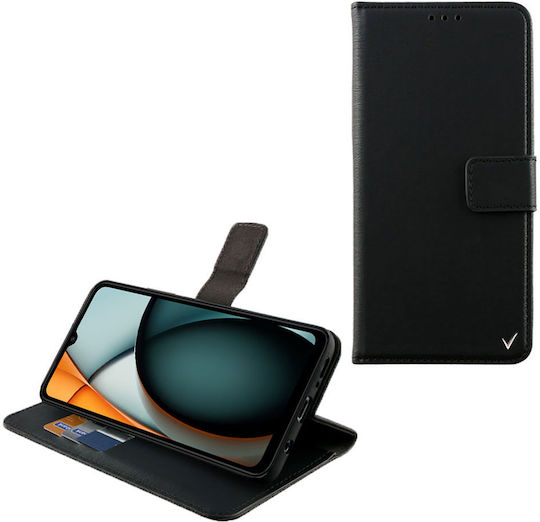 Калъф Volte-tel за Xiaomi Redmi A3 4g 6.71" Allure Magnet Book Stand Clip Black Volte-tel
