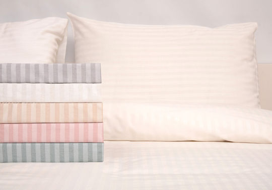 Viopros Set Pillowcases with Envelope Cover Gray 50x70cm