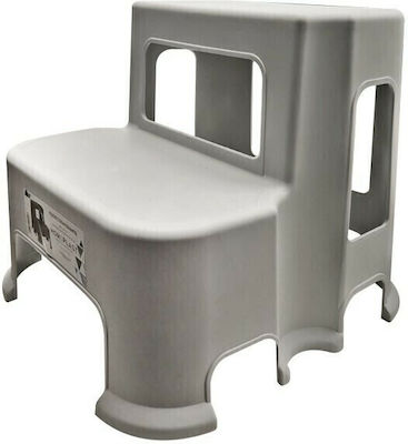 Homeplast Double Kids Step Stool Federico Gray