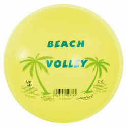 Plastikvolleyball 220mm Strand Neon Gelb