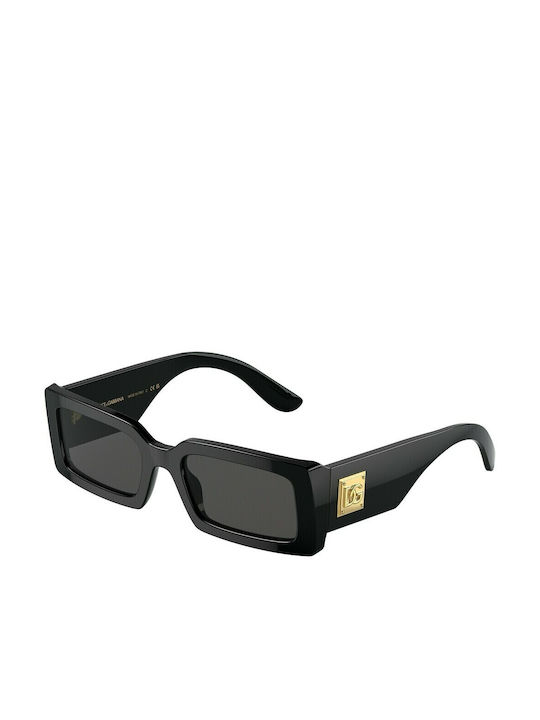 Dolce & Gabbana Sonnenbrillen mit Schwarz Rahmen und Schwarz Linse DG4416 501/87
