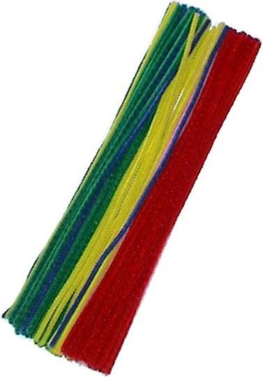 Foska Pipe Cleaners Simple Mix 100 Pcs Ø 6mm 30 Cm