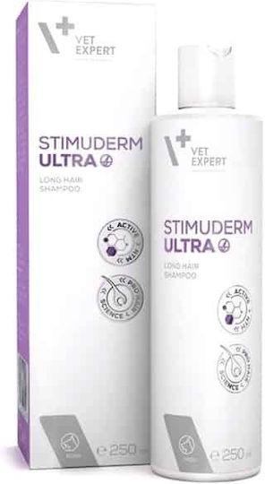Vet Expert Stimuderm Ultra Long Hair Dog Hair Loss Alopecia Shampoo Long Coat 250ml