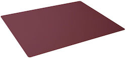 Durable Single Desk Pad Plastic Burgundy 53x40cm