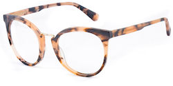 Vuarnet Women's Acetate Blue Light Blocking Glasses Brown