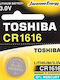 Toshiba Μπαταρία Λιθίου Ρολογιών CR1616