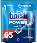 Finish Power All 1 65 Κάψουλες Πλυντηρίου Πιάτων