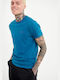 Funky Buddha Herren T-Shirt Kurzarm Deep Teal