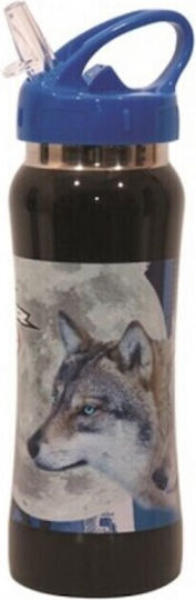 No Fear Animals Rostfreier Stahl Kinder Trinkflasche Mehrfarbig 580ml