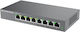 Grandstream GWN7711P Managed L2 PoE+ Switch με 8 Θύρες Gigabit (1Gbps) Ethernet