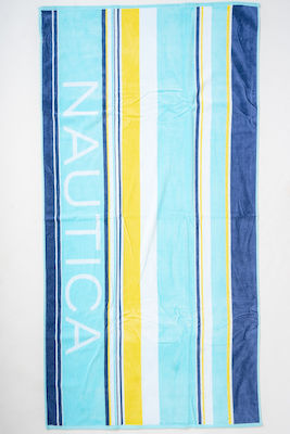 Nautica Cotton Aqua Beach Towel