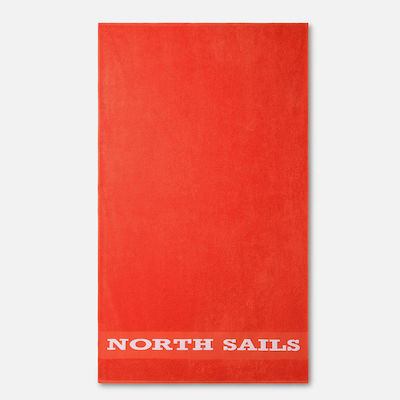 Памучна кърпа North Sails 623267000-735 172 X 98 см, оранжева