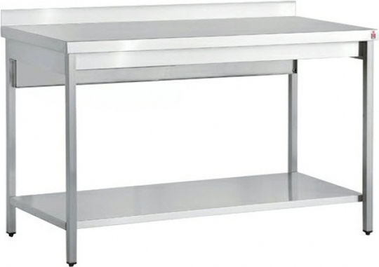 Inomak Ανοξείδωτο Τραπέζι Μ189.2xΒ70xΥ93.3cm