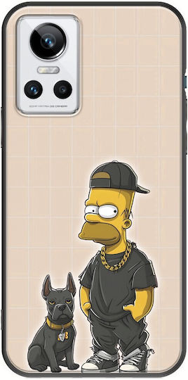 Swag Collection Simpson Realme Gt Neo 3 Black Tpu Black Silicone