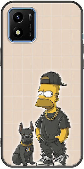 Colectia Swag Simpson Vivo Y01 Negru Tpu Silicon Negru