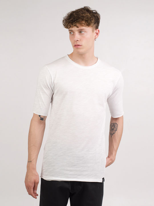 Shaikko Herren T-Shirt Kurzarm Weiß