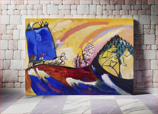 Painting Gemälde auf Leinwand 80x50cm
