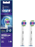 Oral-B 3D White Elektrische Zahnbürstenköpfe für elektrische Zahnbürste CleanMaximiser 2Stück
