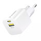 Wozinsky Charger Without Cable GaN with USB-A Port and USB-C Port 33W Power Delivery / Quick Charge 3.0 Whites (WWCEAC)