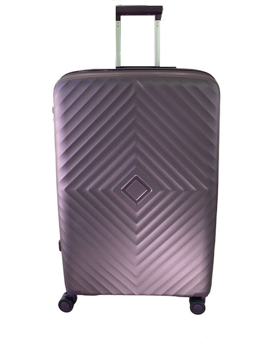 Ormi Mittlerer Reisekoffer Hartschalen Purple mit 4 Räder Höhe 65cm ESH-1240