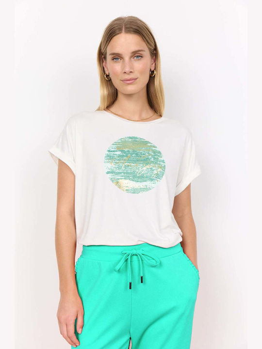 Soya Concept Damen T-Shirt Aqua
