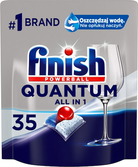Finish Quantum 35 Κάψουλες Πλυντηρίου Πιάτων